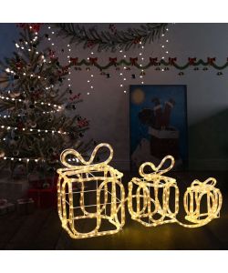 Decorazione Natale Scatole Regalo con 180 LED Interni Esterni