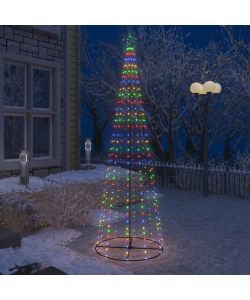 Albero di Natale a Cono con 330 LED Multicolori 100x300 cm