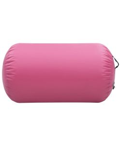 Rullo da Ginnastica Gonfiabile con Pompa 100x60 cm in PVC Rosa