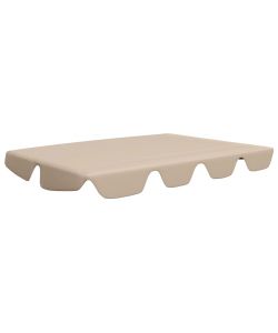 Baldacchino per Dondolo Giardino Beige 188/168x110/145 cm