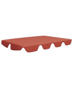 Baldacchino per Dondolo da Giardino Terracotta 150/130x70/105cm