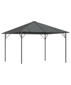 Gazebo con Tetto 3x3 m Antracite