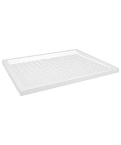 Piatto Doccia con Superficie Puntinata Bianco 80x100x4cm in ABS