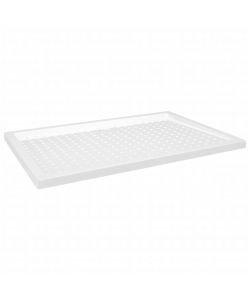 Piatto Doccia con Superficie Puntinata Bianco 80x120x4cm ABS