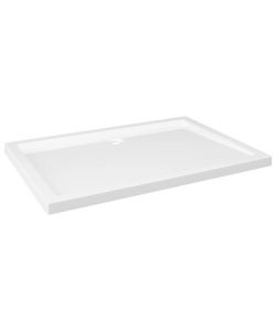 Piatto Doccia in ABS Rettangolare Bianco 70x100 cm