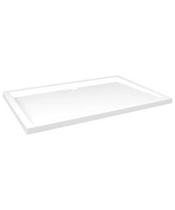 Piatto Doccia in ABS Rettangolare Bianco 80x120 cm