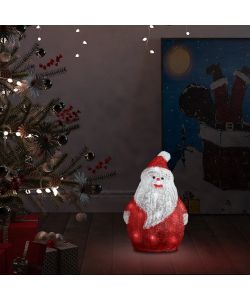 Babbo Natale LED in Acrilico per Interno ed Esterno 28 cm