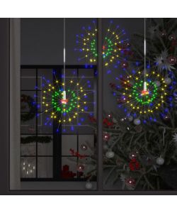 Luce di Natale Fuochi Artificio Multicolore 20cm 140 LED
