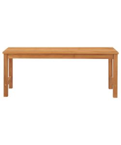 Panchina da Giardino 114 cm in Legno Massello di Teak