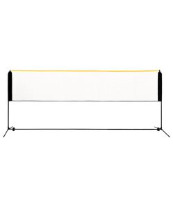 Rete da Badminton Regolabile 400x103x94-158 cm in Metallo