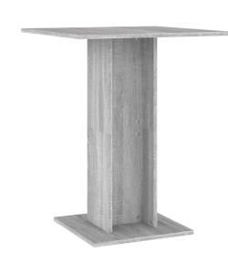 Tavolo da Bistrot Grigio Sonoma 60x60x75 cm Legno Multistrato