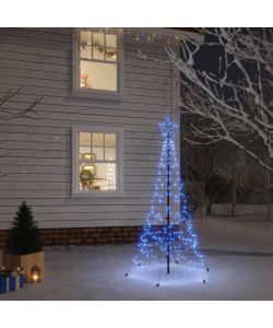 Albero di Natale con Puntale Blu 200 LED 180 cm