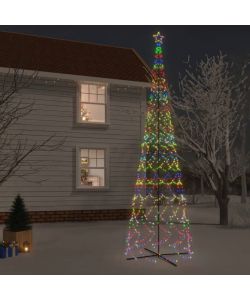 Albero di Natale a Cono Colorato 3000 LED 230x800 cm