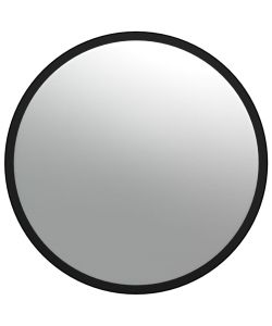 Specchio Convesso per Traffico Interno Nero 40 cm in Acrilico