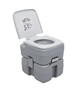 Set Toilette Portatile Campeggio Supporto Lavamani Tanica Acqua