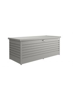 Baule da esterno 180 grigio quarzo metallizzato